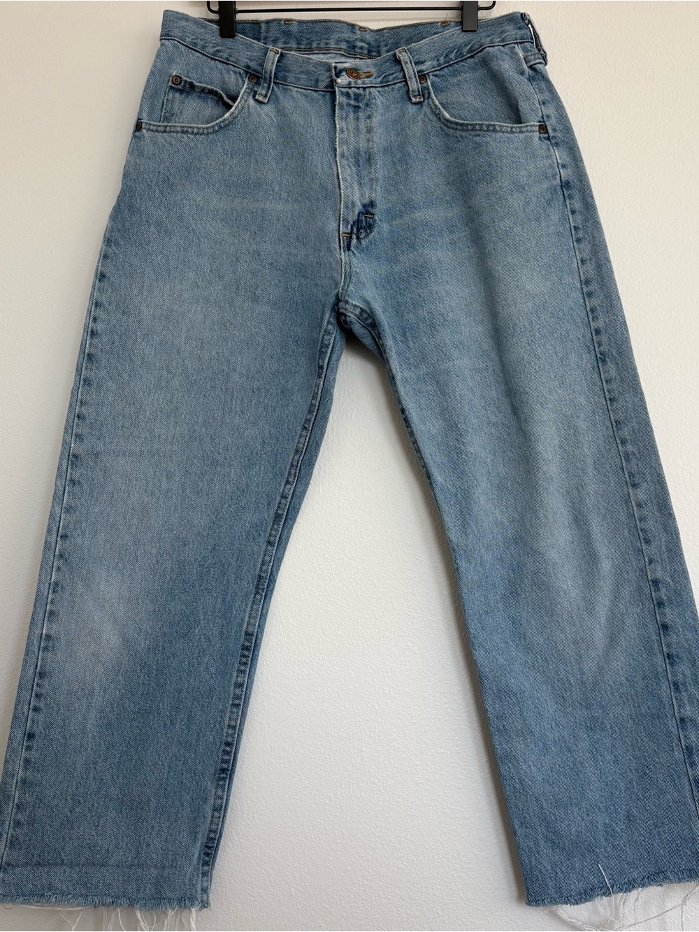 Vintage 90s Wrangler Relaxed Straight Leg Jeans Waist 34”